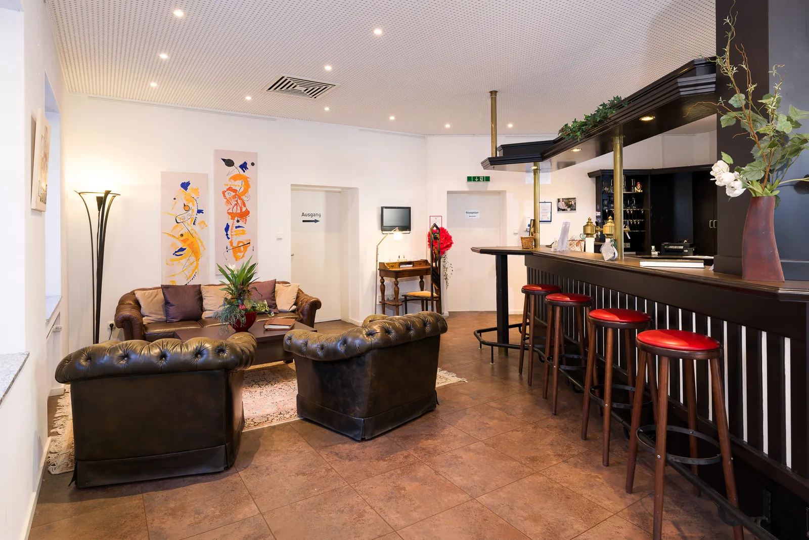 Lobby mit Sitzbereich im Hotel Jägerhof Herne